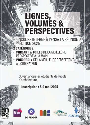 Lignes, volumes et perspectives - Concours interne 1ère édition 2025
